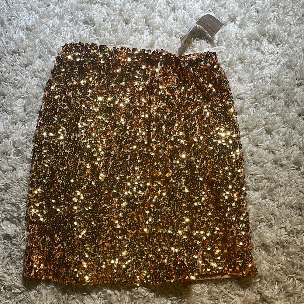 Gold costume skirt